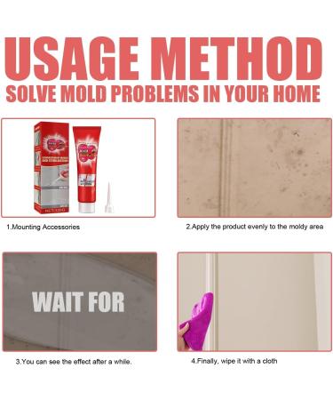 UK Magic Extreme Gel Powerful Mould Remover Mould Extreme Remover Gel UK Magic Gel Household Mold Remover Gel for Bathroom Toilet Kitchen Sink Grout Tile Corne Cleaning (1PC) - Buy Online on GoSupps.com