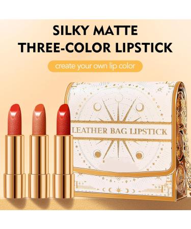  Tyinerc Matte Lipstick for Women 3 Shades Matte Anti-Fling Set Long-Lasting Nude Shade - Beauty Makeup for Everyday Travel & Special Occasions - Buy Online on GoSupps.com