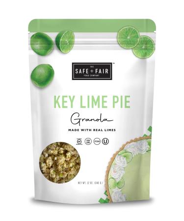 The Safe + Fair Food Company, Key Lime Pie Granola, 12 Ounce Pouch 12 Ounce (Pack of 1)