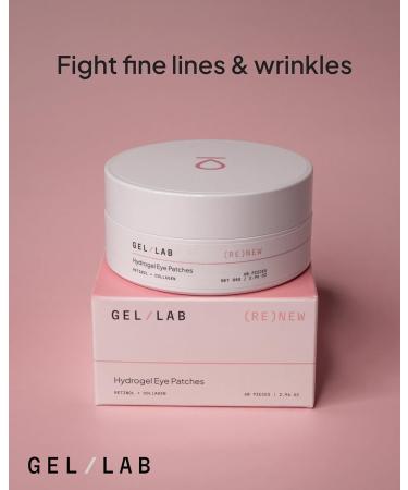 RENEW Collagen & Retinol Under Eye Gel Patches - Korean Hydrating Eye Mask for Fine Lines Wrinkles Firming & Brightening - 60 Patches - Ship Worldwide - Buy Online on GoSupps.com