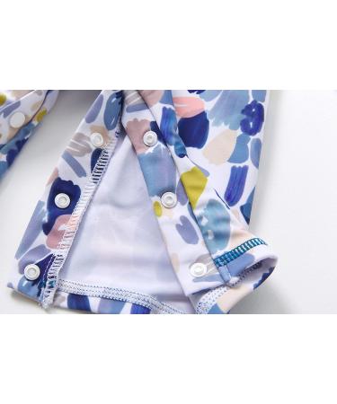 Bonverano Baby Boys Swimsuit | Full-Zip Hoodie One Piece Swimwear UPF 50+ Sun Protection | 6-9 Months Graffiti - Buy Online on GoSupps.com