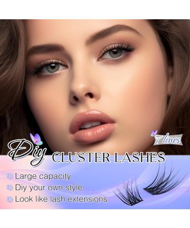 LZM 12mm C Curl Single Fake Lashes | Natural Look Soft DIY Cluster Eyelashes | Individually Crafted Artificial Eyelashes - Buy Online on GoSupps.com