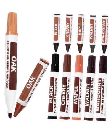 Amosfun 1 Set Furniture Supply Wood Scratch Repair Markers Wood Floor Repair Advantageous Floor Repair Kit Manual Floor Furniture Repair Kit Touch-up Marker for Furniture Paint Pens