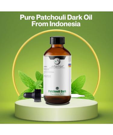 Shop uh*Roh*Muh Premium Dark Patchouli Essential Oil 4 oz | Intense Sweet Aroma for Aromatherapy | Sustainably Sourced from Indonesia - Buy Online on GoSupps.com