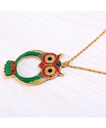 Magnifying Glass Beautiful Magnifying Glass with Chain Practical with Chain 10X Cute for The Elderly Children - Buy Online on GoSupps.com