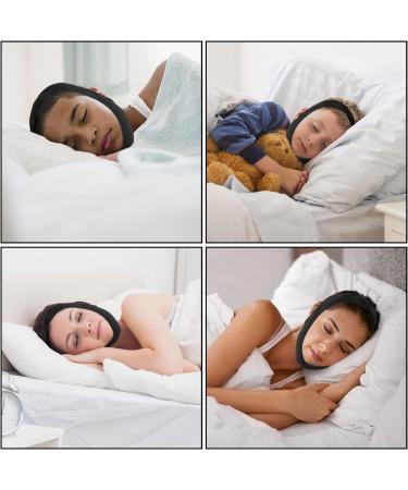 2 Pack Anti Snore Chin Strap - Adjustable Snoring Solution for Men and Women - Breathable Sleep Aid for Snore Reduction - Buy Online on GoSupps.com
