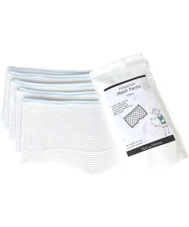 Rock Me Momma Disposable Postpartum Knickers - Lightweight & Breathable Underwear for Post Birth Recovery - Gentle on C-Section Scars - White - Buy Online on GoSupps.com