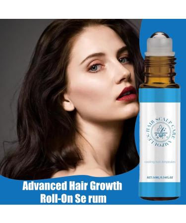  yybng Advanced hair growth roll-on serum 10 ml non-greasy thickening solution for men promotes growth reduces hair loss - Buy Online on GoSupps.com