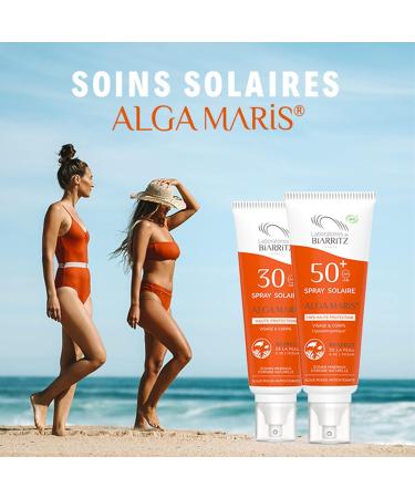 Laboratoires de Biarritz Alga Maris Organic Face Tinted Sunscreen SPF30 50ml - Golden - Buy Online on GoSupps.com