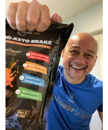 Pro Keto Shake - Salted Caramel Flavor for Keto & Weight Loss | Low Carb, Low Sugar, Clean Protein Shake for All Diets - Buy Online on GoSupps.com