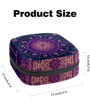 Magic Zodiac Sign Sanitary Napkins Storage Bag | Menstrual Pad & Cup Holder for Teens & Women - Buy Online on GoSupps.com