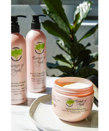 Essence of Argan Renewing Hair Care Set with 100% Pure Moroccan Argan Oil - Volumizing, Nourishing, and Healing Formula for All Hair Types - Buy Online on GoSupps.com