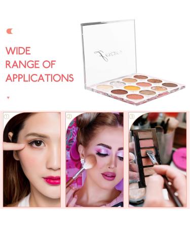 NOLITOY 12 Girds Colorful Matte Shimmer Eyeshadow Palette for Eye Makeup High Pigmented Eye Shadow Primer Powder Palet A As Shown - Buy Online on GoSupps.com