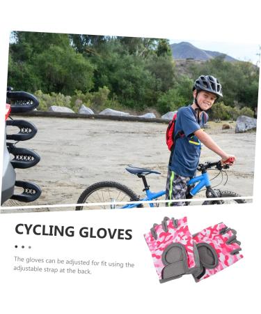 Melistes Kids Bike Gloves - 3 Pairs of Elastic Nylon Fitness & Winter Riding Accessories for Girls - Perfect for Cycling & Fishing - Buy Online on GoSupps.com