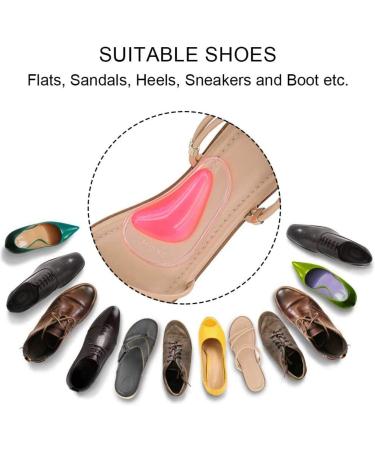 Dr. Foot Gel Arch Support Cushions - Reusable Shoe Insoles for Flat Feet and Plantar Fasciitis (6 Colors, 6 Pairs) - Men & Women - Buy Online on GoSupps.com