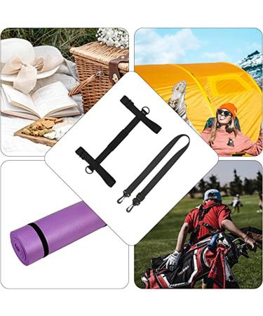 WISDING Yoga Mat Strap - Portable Sling for Yoga Mat, Picnic Blanket, Festivals, Camping | Adjustable Shoulder Strap & Handle for Pilates & Motorcycling - Buy Online on GoSupps.com