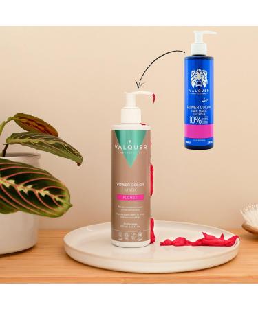Valquer Professional Masque Power Color Cheveux Teints. V g talien et sans Sulfate (Fuchsia) - 275 Ml - Buy Online on GoSupps.com