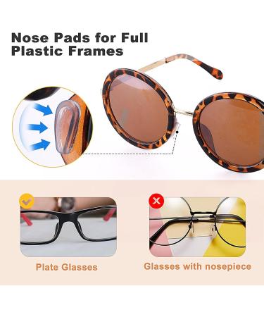 Curious Self-Adhesive Silicone Nose Pads - 20 Pairs Anti-Slip Comfort for Glasses & Sunglasses - Soft White Nose Pads for Reading Glasses - Buy Online on GoSupps.com
