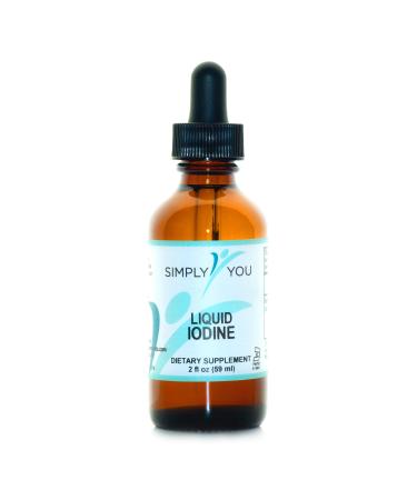 Liquid Iodine by Simply You - Natural Liquid Iodine Supplement for Thyroid Support - Organic, Vegan, Gluten Free | Boost Energy | Reduce Fatigue | Improve Focus | Strengthen Hair and Nails