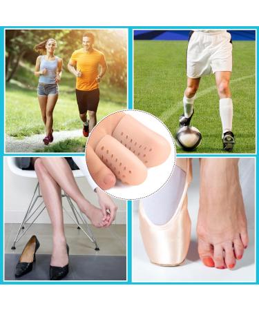 Kimihome 16 PCS Silicone Toe Caps & Protectors - Relief for Corns, Blisters & Ingrown Toenails - Toe Sleeve Cushions (4 Large + 8 Medium + 4 Small) Beige - Buy Online on GoSupps.com