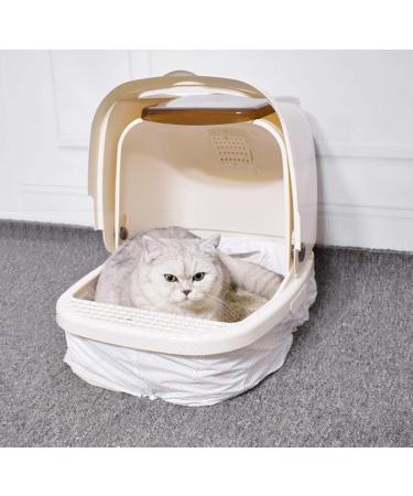 HoaBoly Cat Litter Box Liners Jumbo Drawstring Cat Litter Pan Bags Heavy Duty Durable Kitty Litter Bags for Cats Pet Supplies(14 Pack) - Buy Online on GoSupps.com