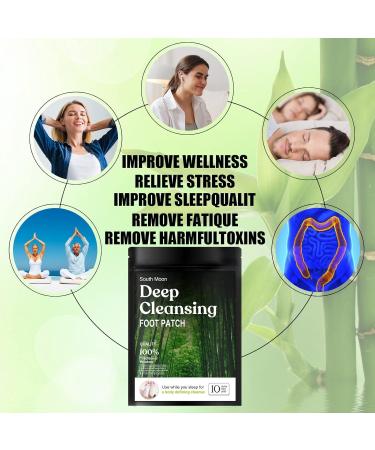 Buy 100% Natural Detox Foot Patches - 50 Piece Set for Stress Relief & Deep Sleep | Effective Detoxification & Toxin Removal - Buy Online on GoSupps.com
