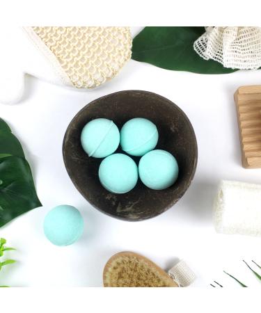 French Tendance Set of 5 bath bombs - 5 x 40g - Relaxing effect moment of relaxation - Exotic Mono scent - Bubble bath bomb kit - Women's original beauty well-being gift