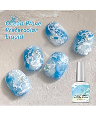  Whnbuij Aqueous gradation gel liquid paint 10 ml bottle. Smooth application even layering layering of transparent coats color control fluorescent design three-dimensional effect. - Buy Online on GoSupps.com