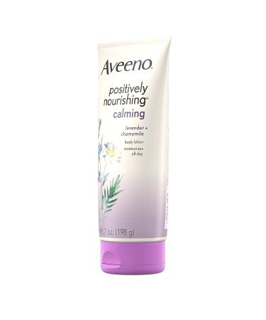 Aveeno Positively Nourishing Calming Body Lotion - Lavender & Chamomile, 7 Oz - Buy Online on GoSupps.com