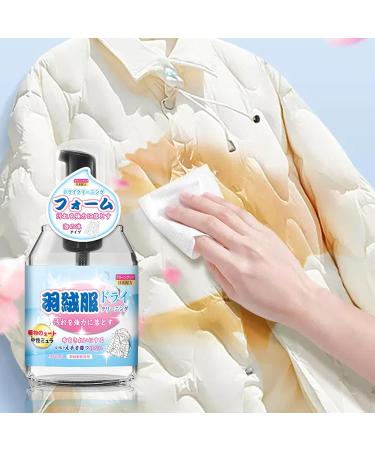 Skoulazeo Dry Cleaning Spray | Multifunctional Laundry Stain Remover Mild Dry Foam Cleaner Effective Sofa Cleaner Spray for Carpet Clothes Laundry Down jacket cleaner - Buy Online on GoSupps.com