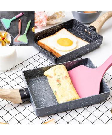 VIDOJI Pan Practical Non-Stick Tamagoyaki Omelette Frying Pan Meat Pie Pancake Frying Pan Pots Kitchen Cookwares for Household Breakfast - Buy Online on GoSupps.com