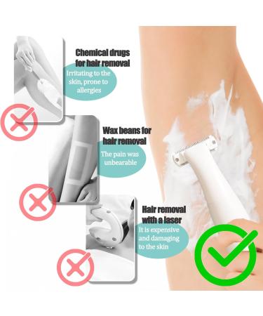 Yoyika 4 in 1 Electric Epilator - Multi-Functional Hair Removal Tool for Men & Women | Facial Body Eyebrow and Intimate Shaving Razor - Buy Online on GoSupps.com