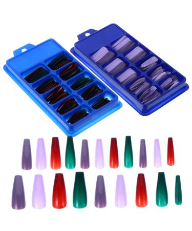 Housoutil 2 Box Wearing Nail Clippers Nail Flakes Woman French Abs 19X9X2CM As Shown 2