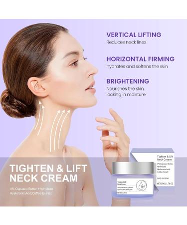 Buy Tighten & Lift Neck Firming Cream - Anti-Aging Neck Cream for Sagging Skin 1.76 oz - Fast International Shipping - Buy Online on GoSupps.com