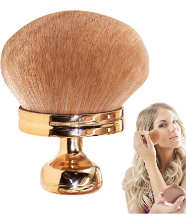 lyanny Loose Powder Brush - Blush Brush Powder Makeup Brush Multifunction Make up Brush Setting Powder Brush Mushroom Head Face Brushes Makeup rose gold - Buy Online on GoSupps.com