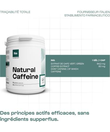 Natural Caffeine | Powerful Booster Record Concentration 95% Vegan Focus Aid Bodybuilding & Fitness | Nutrimuscle | 120 Capsules - Buy Online on GoSupps.com