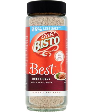 Bisto Best Reduced Salt Beef Gravy Granules 390g - Rich Flavour, Real Meat Juice - 1 Jar - Buy Online on GoSupps.com