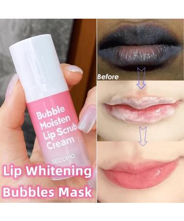 Lip Scrub - Bubble Lip Scrub - Exfoliating & Moisturizing | Moisturizing Lip Balm for Nighttime Lips - Effectively Moisturizes & Repairs Dry Lips Loupsiy - Buy Online on GoSupps.com