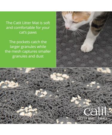 Catit Small Grey Litter Mat - Keep Your Space Clean and Tidy - Buy Online on GoSupps.com