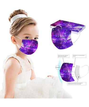 50pc Kids Disposable_Mask 3 Ply Kids Face_Masks for Protection Anti Dust Face Mouth Filter Tools for Children School - Buy Online on GoSupps.com