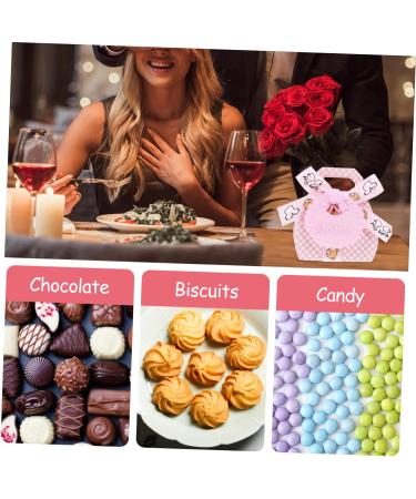 Alipis 12pcs Packing Boxes Party Candy Jars Wedding Candy Boxes Treat Boxes Cookie Boxes Biscuit Boxes Wedding Supplies Small Favor Boxes Decor Baby Non-woven Fabric Small Candies Gift Pink 6.5x3.8x8cm - Buy Online on GoSupps.com