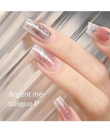  Sirseon Metallic Gel for Painting Glue Gel for Manicures | Artistic Painting Decoration on UV/LED Mirror for Home Manicures Beginners Creative Design - Buy Online on GoSupps.com