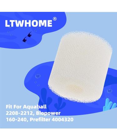 LTWHome Filter Sponge for EHEIM Aquaball & Biopower - 6 Pieces | International Shipping - Buy Online on GoSupps.com
