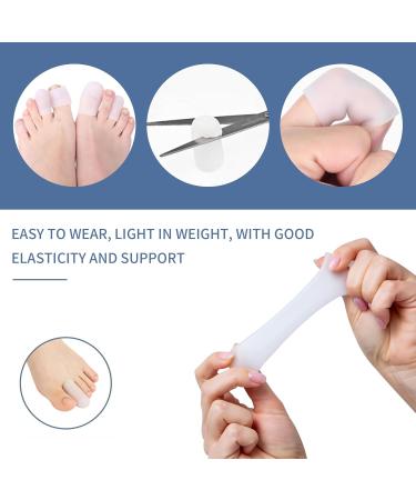 Shop 6 Pairs Silicone Toe Caps for Hammer Toes - Flexible Toe Pain Relief & Protection for Corns Blisters & Calluses - Soft Toe Guards for Women & Men - Available in Beige S M L - Buy Online on GoSupps.com