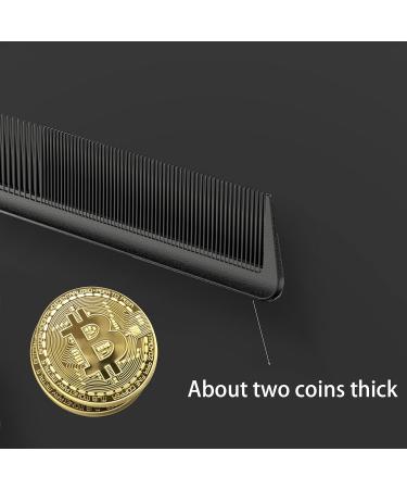Jeopoom Hair Comb Set 3-Piece Professional Hairdresser Comb Set Durable Anti-Static Normal & Double Tooth Combs for Men & Women (Black) - Buy Online on GoSupps.com