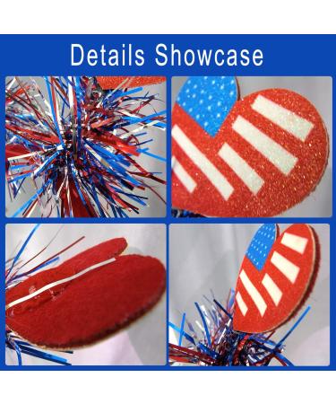 4th of July Heart Headband - Patriotic Hair Accessories for Women - Buy Online on GoSupps.com