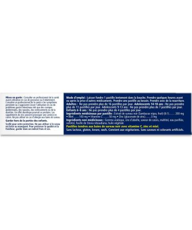 Sambucol Black Elderberry Pastilles | Quickly Soothes Sore Dry & Scratchy Throat Symptoms | Immune Support & Antioxidant | Ideal for Ages 6+ | Gluten & Nut Free | 20 Soft & Chewy Pastilles blue - Buy Online on GoSupps.com