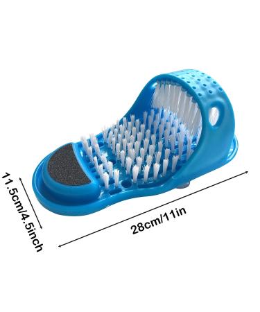 Magic Feet Cleaner - Easy Foot Scrubber & Exfoliating Massager Slipper (Blue) - Buy Online on GoSupps.com