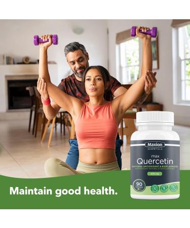 Maxion Quercetin 400mg - Promotes Cardiovascular and Immune Health Vegan 90 Capsules - Buy Online on GoSupps.com