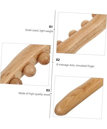 Gleavi 1stk SHA Apparatus - Wooden Back Massage Device for Tendon Pulling & Trigger Point Relief | Portable Muscle Soreness Roller - Buy Online on GoSupps.com